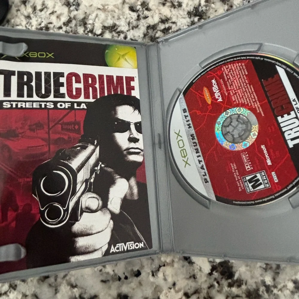 Original Xbox True Crime Streets of LA platinum hits